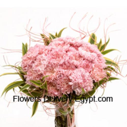 24 Pretty Pink Carnations