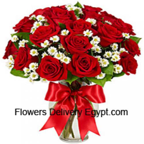 24 Lovely Red Roses