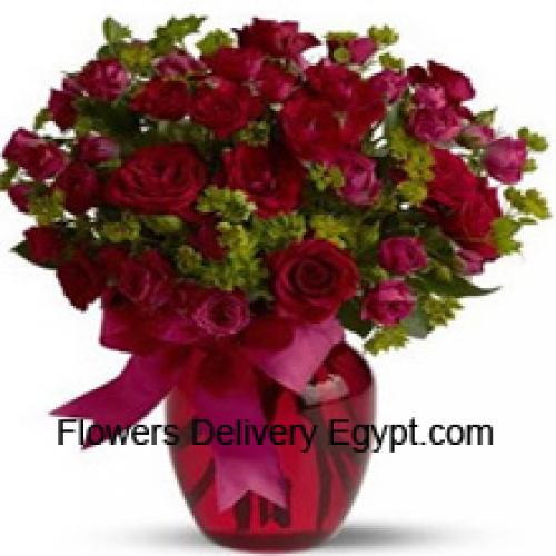 50 Red and Pink Roses