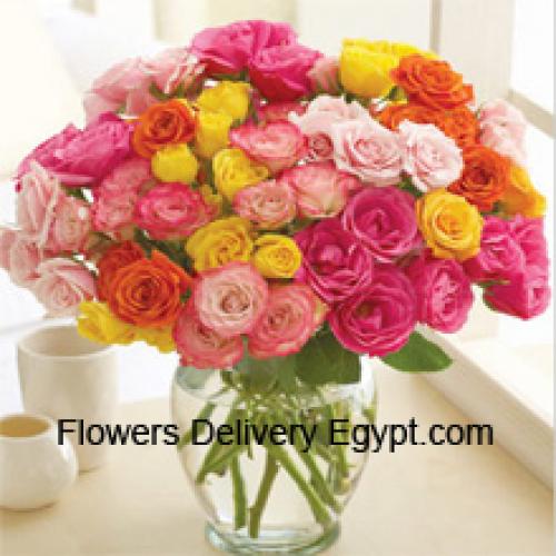 Beautiful 50 Mixed Roses