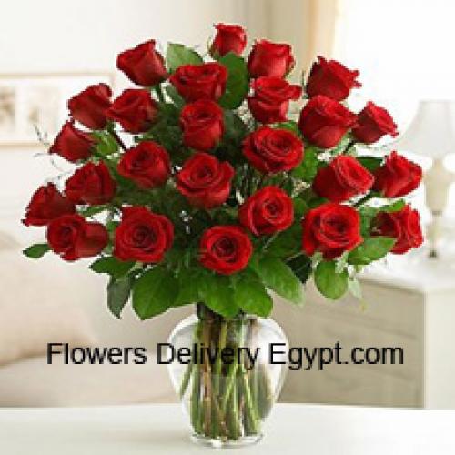 24 Sweet Red Roses