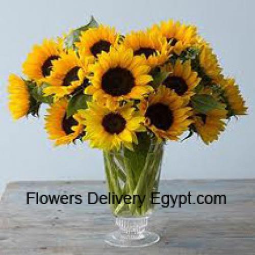 Lovely Sunflowers in Vase