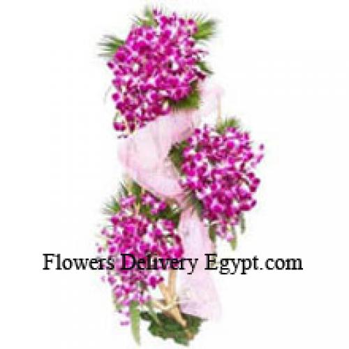 Pink Orchids Exotic Tall Arrangement