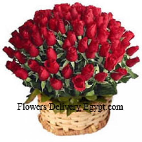 100 Romantic Red Roses